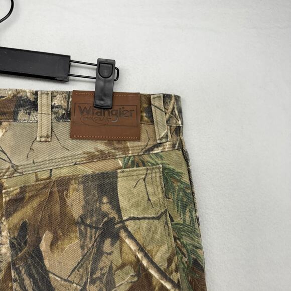 Vintage Wrangler Camo Pants men's 38x34 Fits 36x32 Realtree Carpenter Pro Gear - Picture 7 of 9